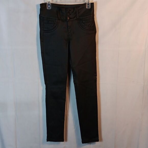 Tissini Black High Waist Skinny Jeans - Picture 2 of 8